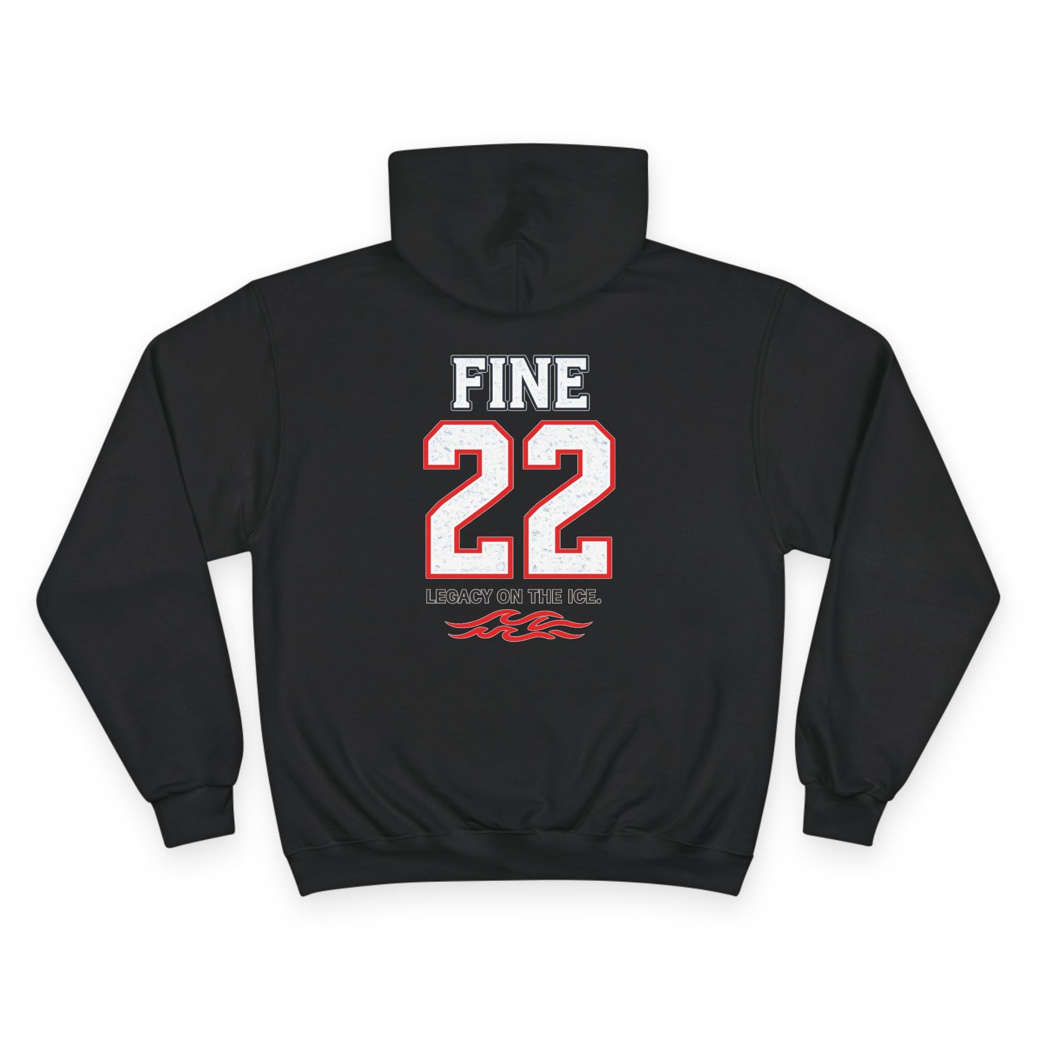 Champion Hoodie – 'FINE 22' Athletic Team Pullover