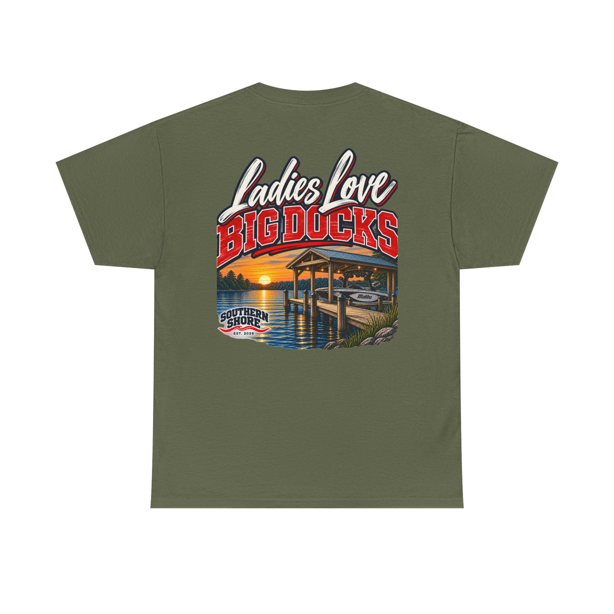 Ladies Love Big Docks T-Shirt — Southern Shore Dock Life Tee