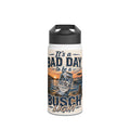 Busch Light Stainless Steel Water Bottle — "It's a Bad Day to Be a Busch Light" Beach Sunset Design