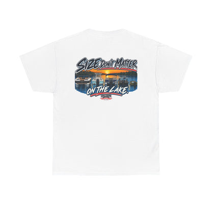 Lake Life Graphic Tee — "Size Don't Matter on the Lake"