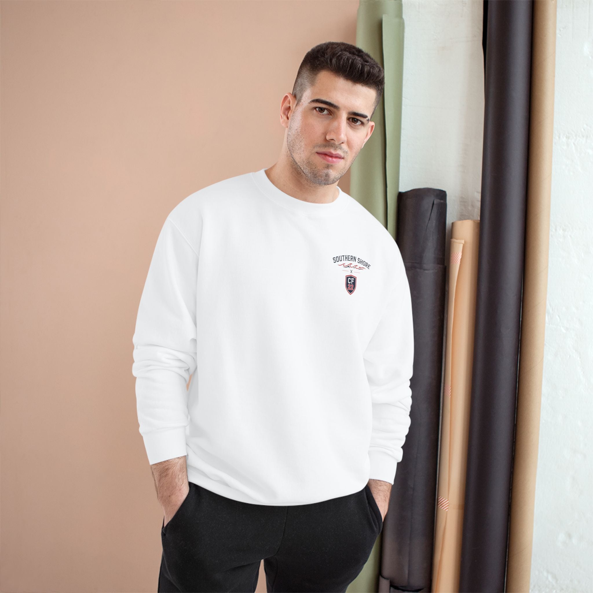 Hockey Legacy Sweatshirt — "Fine 22" Back Print Champion Crewneck