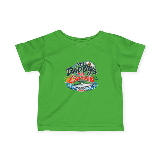 Infant Tee - "My Daddy's the Captain" Nautical Baby Shirt