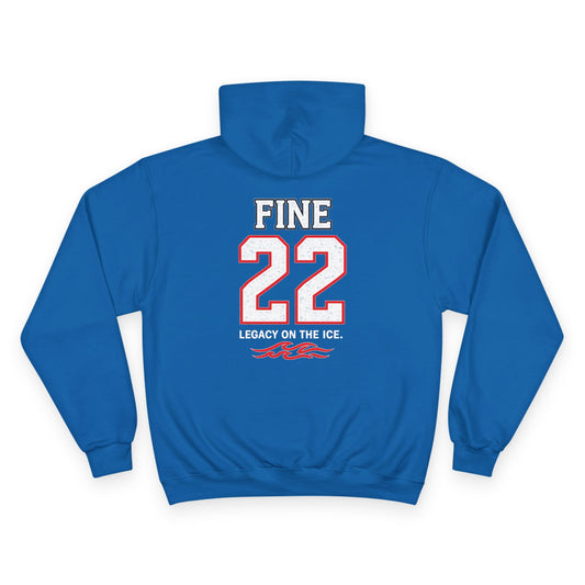 Champion Hoodie – 'FINE 22' Athletic Team Pullover
