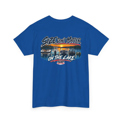 Lake Life Graphic Tee — "Size Don't Matter on the Lake"