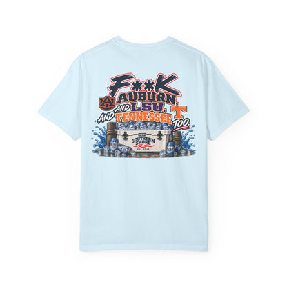 Graphic T‑Shirt — 'F**K Auburn, LSU, and Tennessee Too' Coastal Southern Shore Tee
