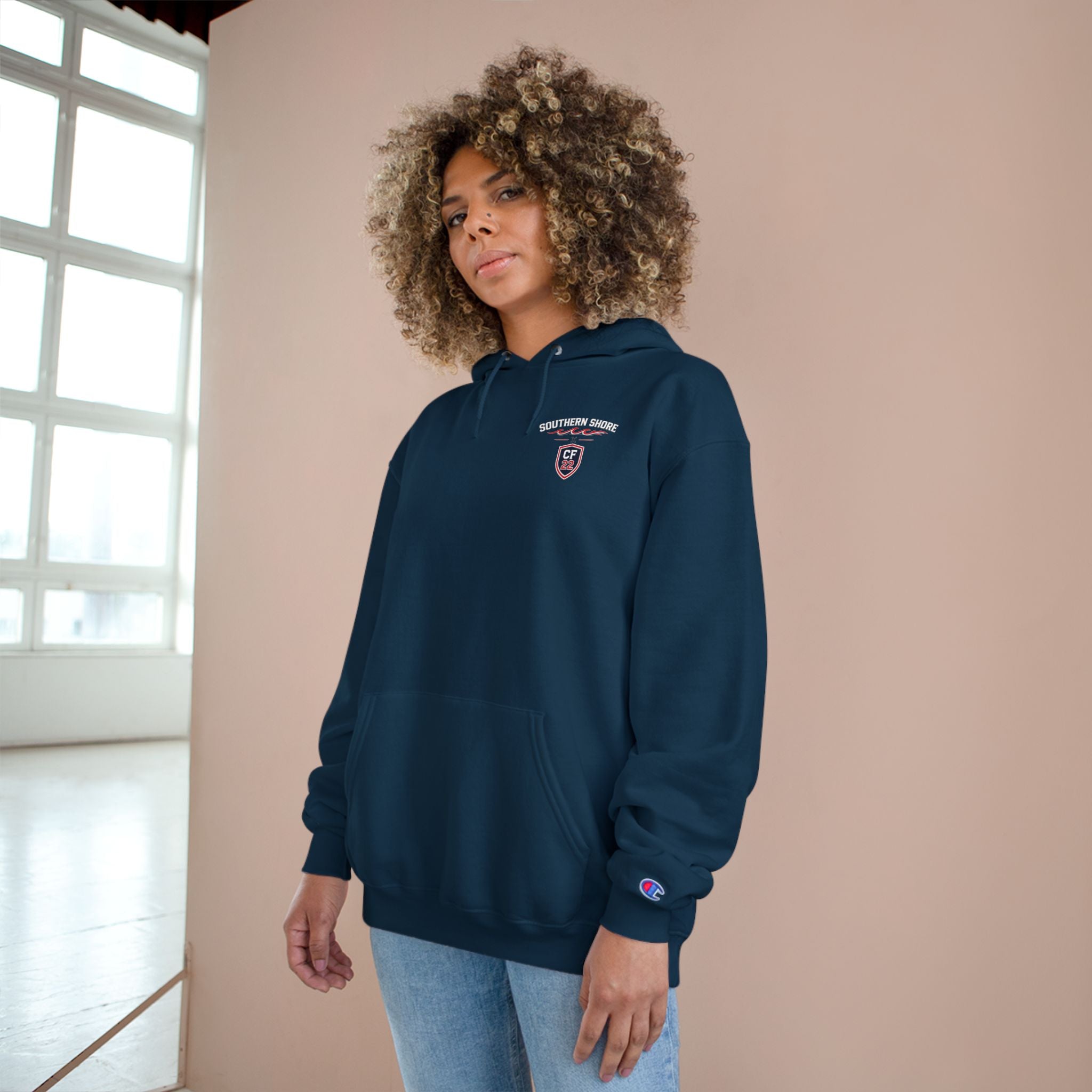 Southern Shore Hoodie – "Keep Chasing Sunsets" Champion Pullover
