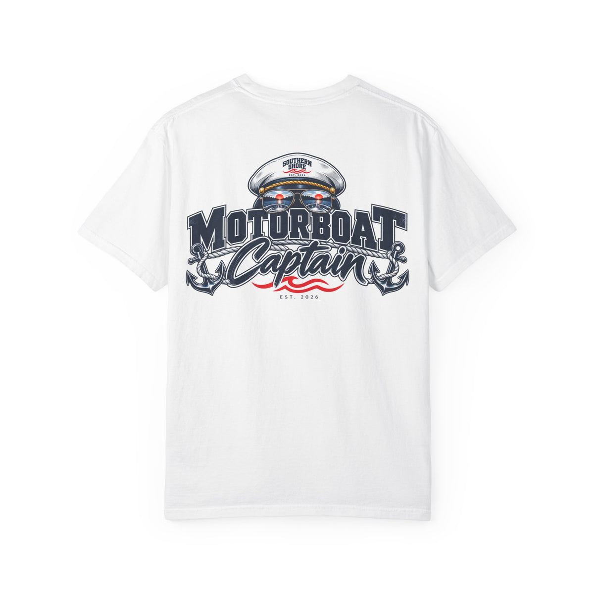 Motorboat Captain T-Shirt — Southern Shore Nautical Tee