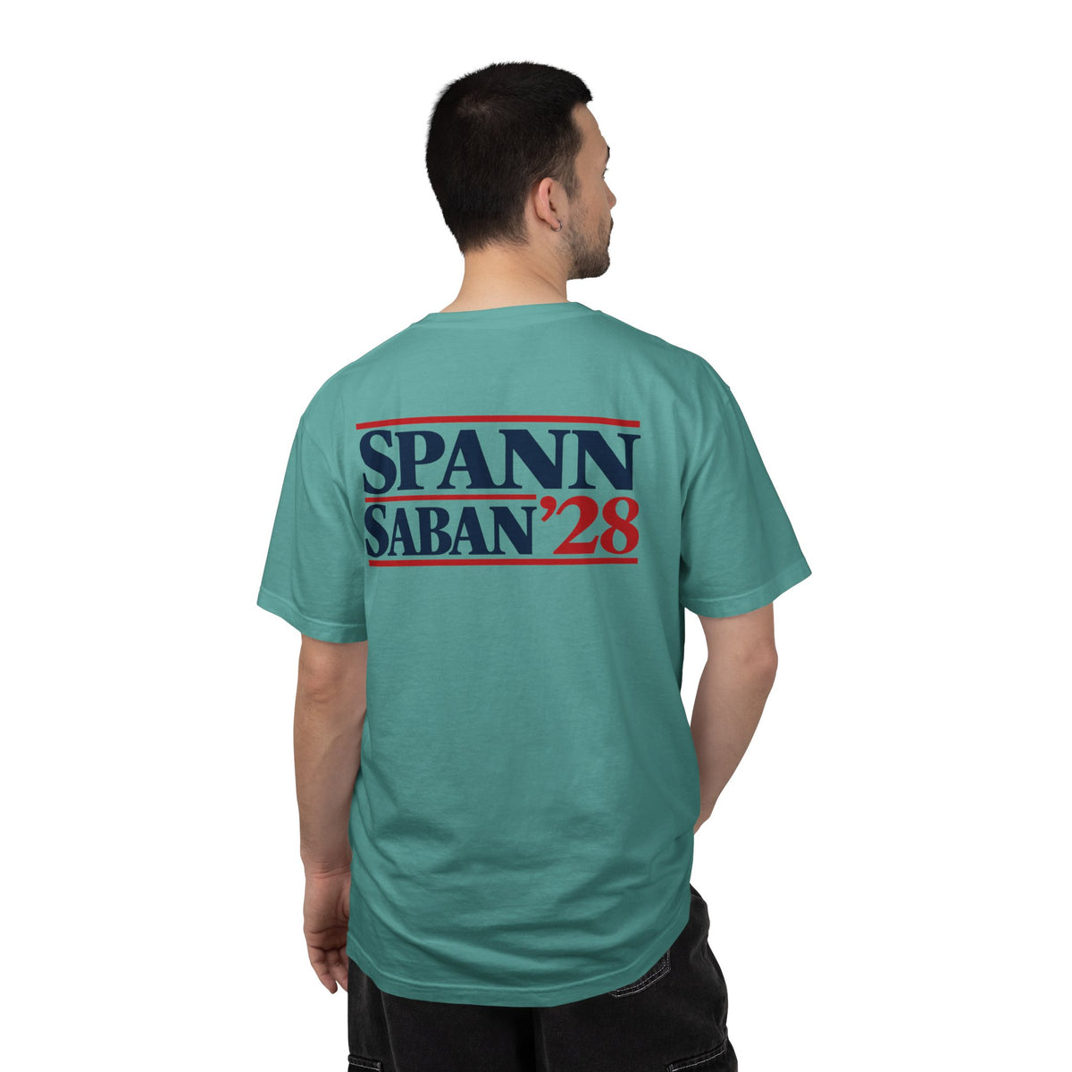 Spann and Saban 2028 Campaign Graphic T-Shirt