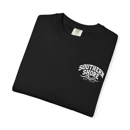 Dock-Blocking Tee — "No One Likes a Dock Blocker" Sunset Marina T-Shirt