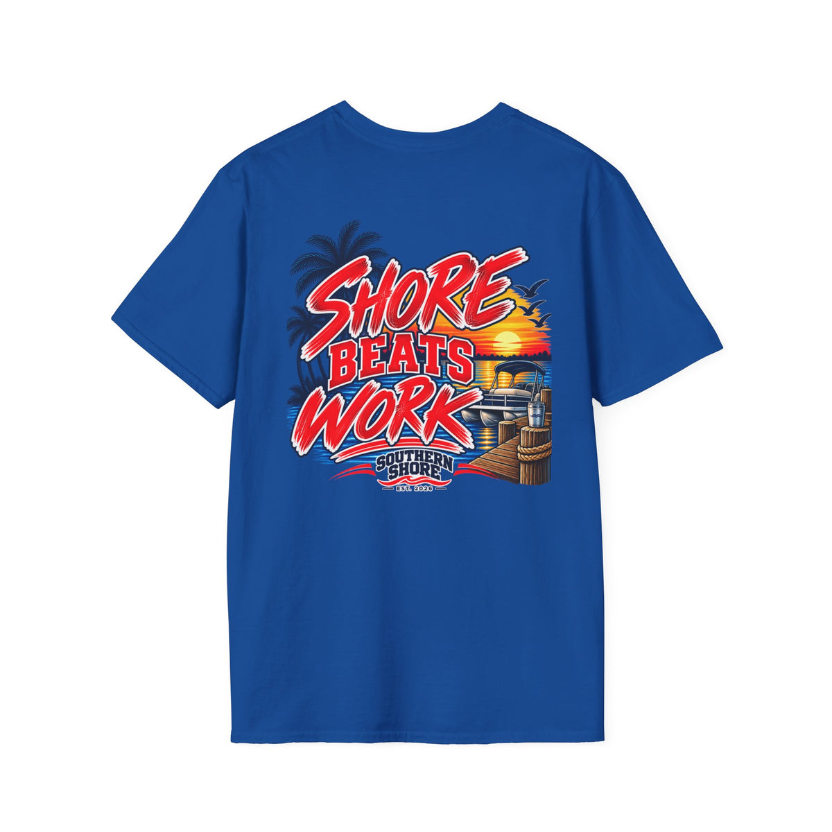 Southern Shore Pocket T‑Shirt — Coastal Graphic Tee