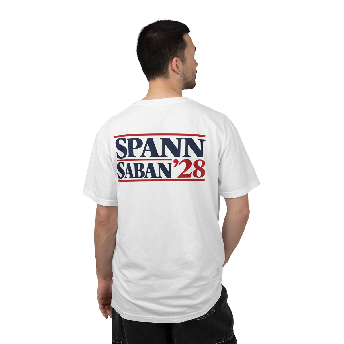 Spann and Saban 2028 Campaign Graphic T-Shirt