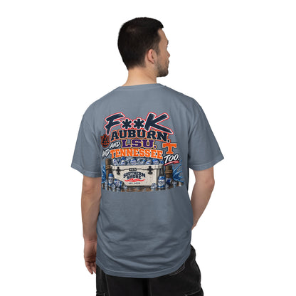 Graphic T‑Shirt — 'F**K Auburn, LSU, and Tennessee Too' Coastal Southern Shore Tee