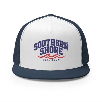 Southern Shore Trucker Hat – Est. 2026 Nautical Embroidered Cap