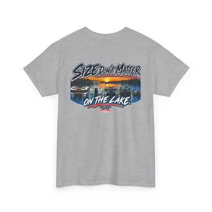 Lake Life Graphic Tee — "Size Don't Matter on the Lake"
