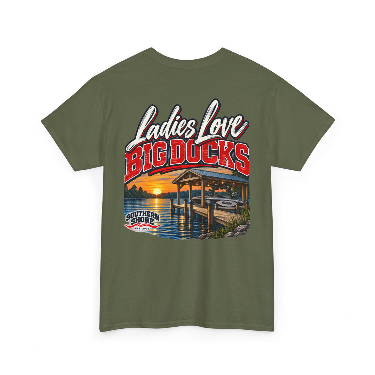 Ladies Love Big Docks T-Shirt — Southern Shore Dock Life Tee