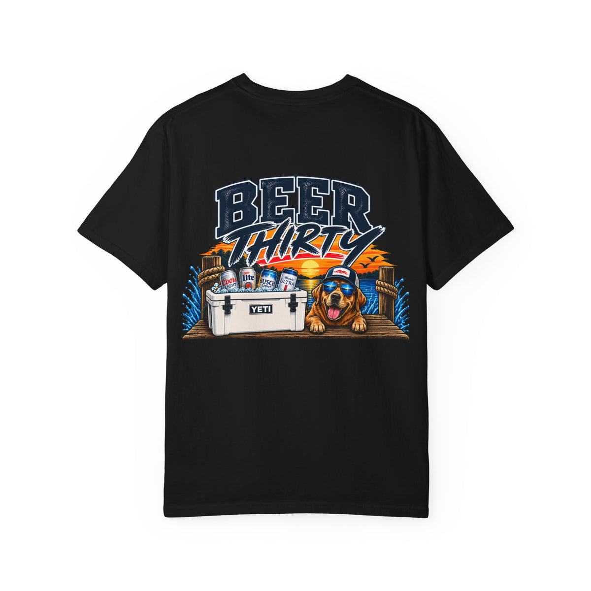 Beer Thirty T-Shirt — Southern Shore Cooler & Dog Beach Graphic Tee