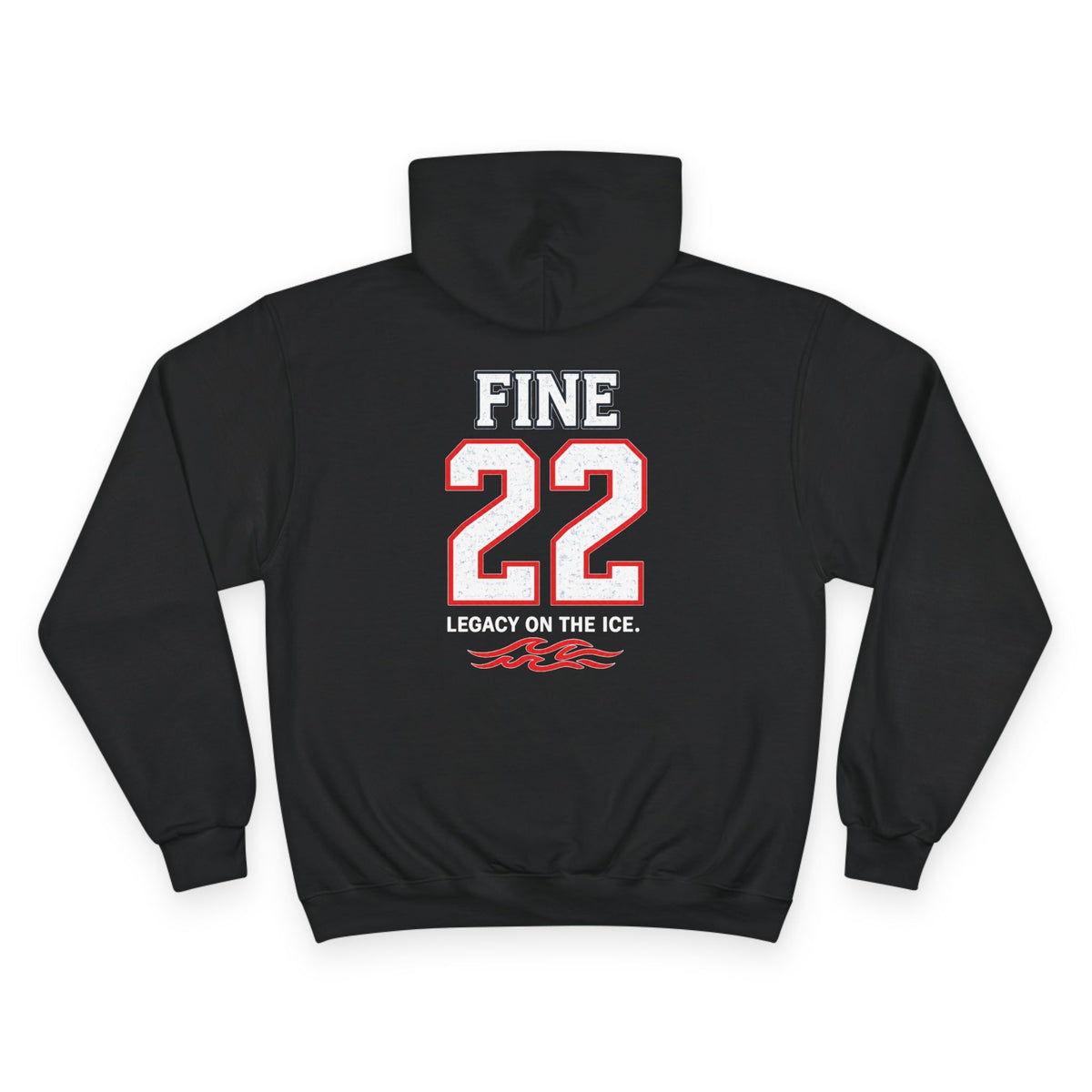 Champion Hoodie – 'FINE 22' Athletic Team Pullover