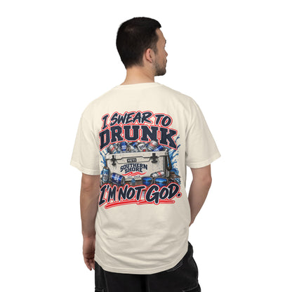 Southern Shore "I Swear to Drunk I'm Not God" Graphic T-Shirt