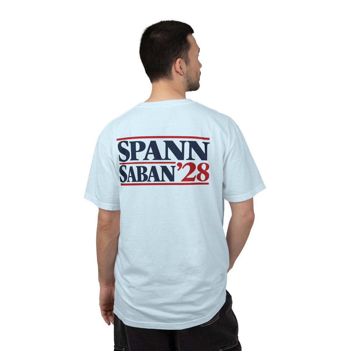 Spann and Saban 2028 Campaign Graphic T-Shirt