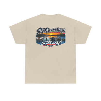 Lake Life Graphic Tee — "Size Don't Matter on the Lake"