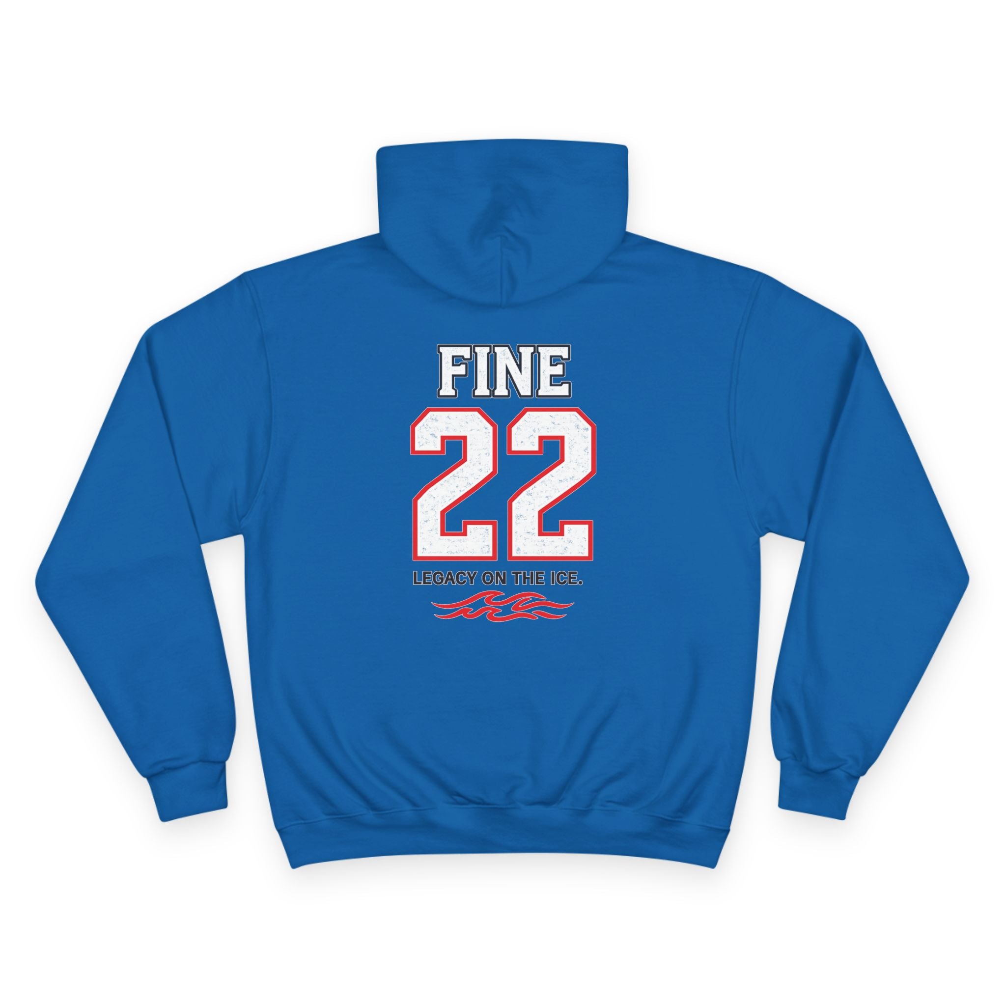 Champion Hoodie – 'FINE 22' Athletic Team Pullover