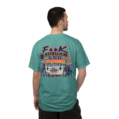 Graphic T‑Shirt — 'F**K Auburn, LSU, and Tennessee Too' Coastal Southern Shore Tee