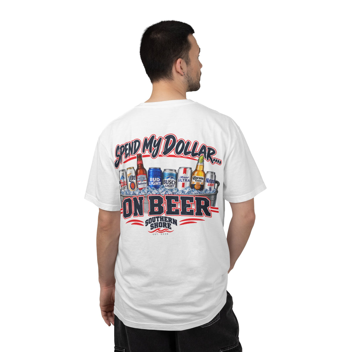 Southern Shore "Spend My Dollar on Beer" T-Shirt