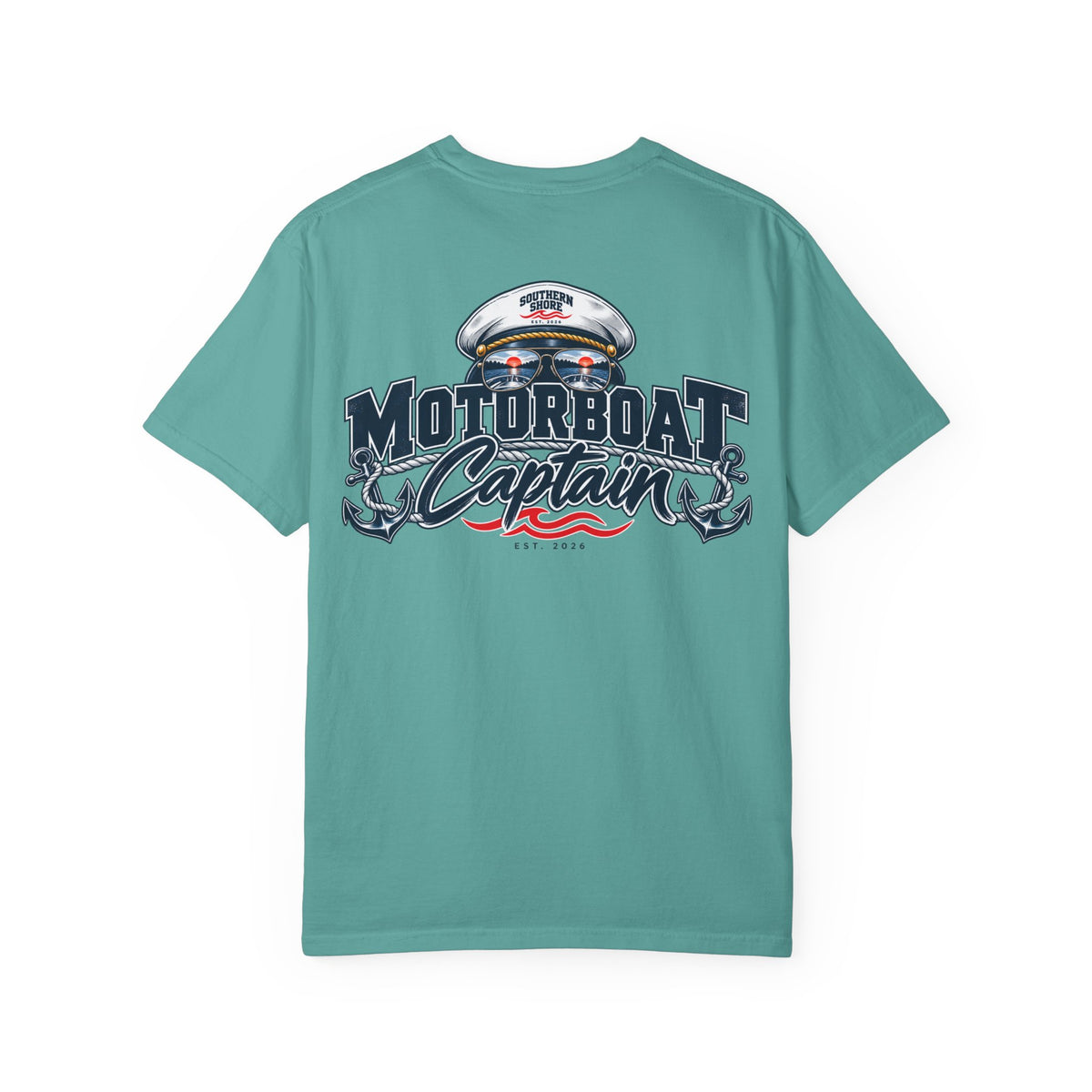 Motorboat Captain T-Shirt — Southern Shore Nautical Tee