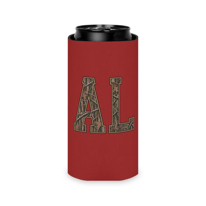 Southern Alabama Crimson Lettering Can Cooler