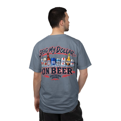 Southern Shore "Spend My Dollar on Beer" T-Shirt