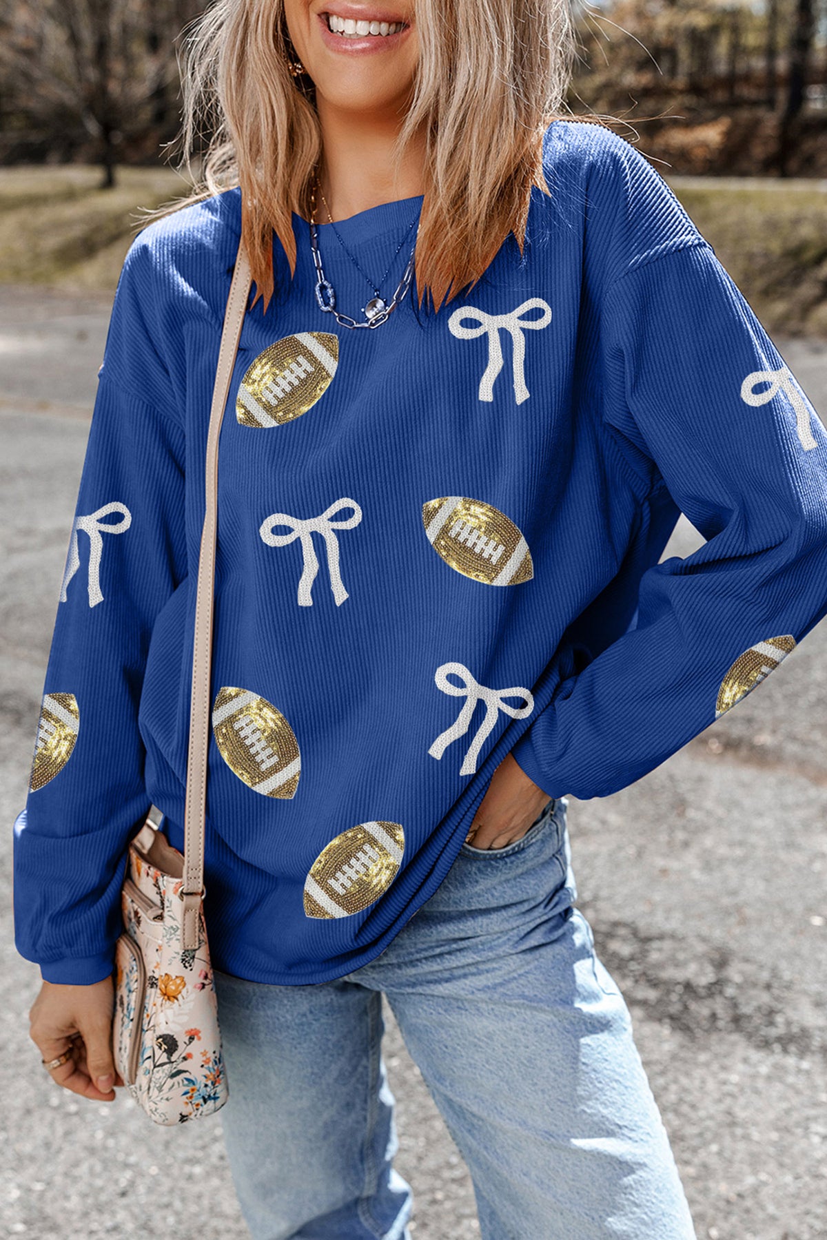 Southern Shore Game Day Bow Sweatshirt