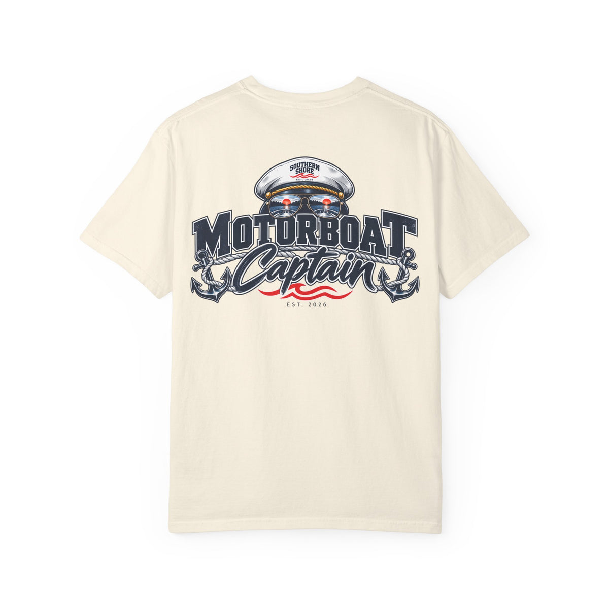 Motorboat Captain T-Shirt — Southern Shore Nautical Tee
