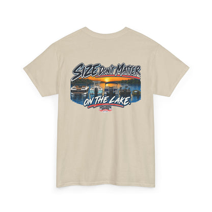 Lake Life Graphic Tee — "Size Don't Matter on the Lake"