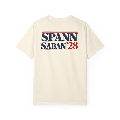 Spann and Saban 2028 Campaign Graphic T-Shirt