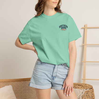 Kiss the Captain Graphic T-Shirt — Nautical Anchor Design