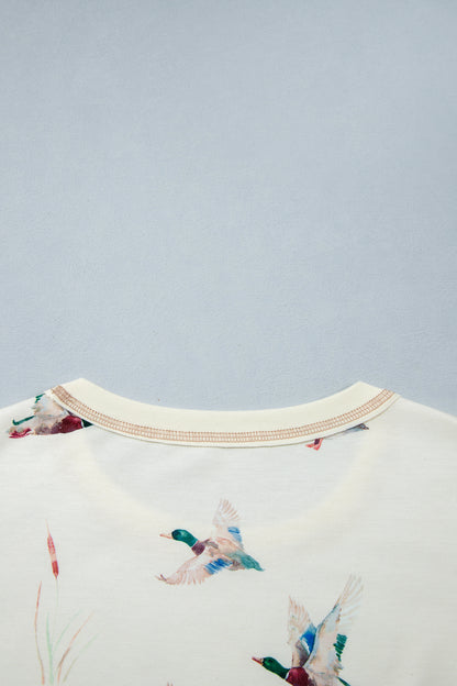 Southern Shore Mallard Print Shorts Set