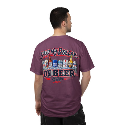 Southern Shore "Spend My Dollar on Beer" T-Shirt