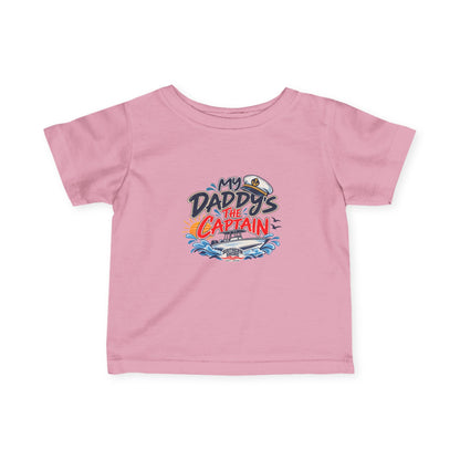 Infant Tee - "My Daddy's the Captain" Nautical Baby Shirt
