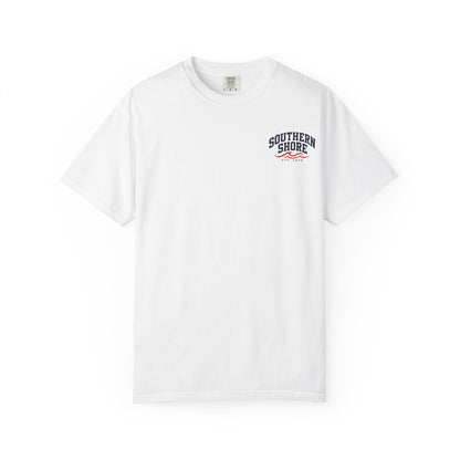 Kiss the Captain Graphic T-Shirt — Nautical Anchor Design