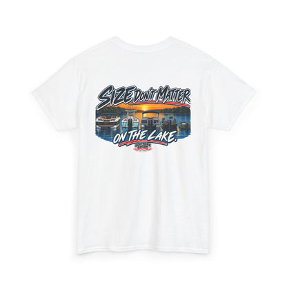 Lake Life Graphic Tee — "Size Don't Matter on the Lake"