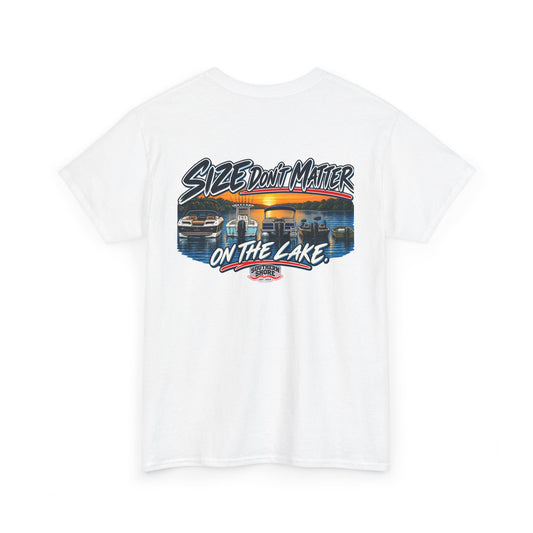 "Size Don't Matter on the Lake" Southern Shore Graphic Tee