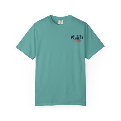 Kiss the Captain Graphic T-Shirt — Nautical Anchor Design