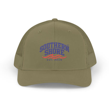 Southern Shore Trucker Cap - Vintage Beach Snapback Hat (Est. 2024)