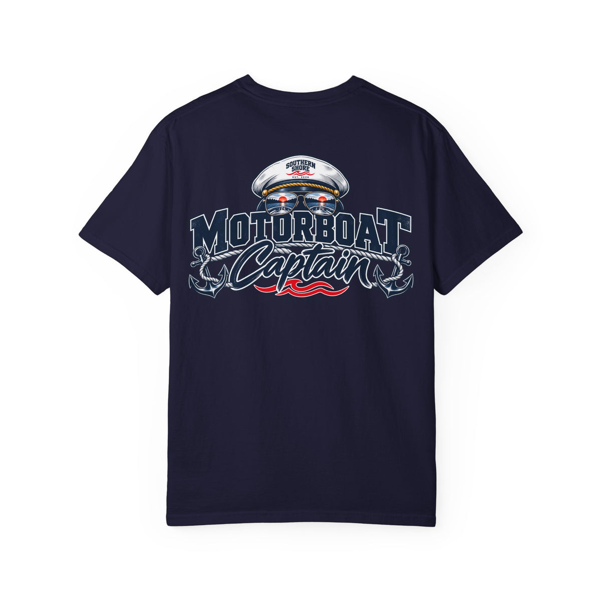 Motorboat Captain T-Shirt — Southern Shore Nautical Tee