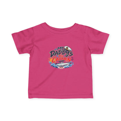 Infant Tee - "My Daddy's the Captain" Nautical Baby Shirt