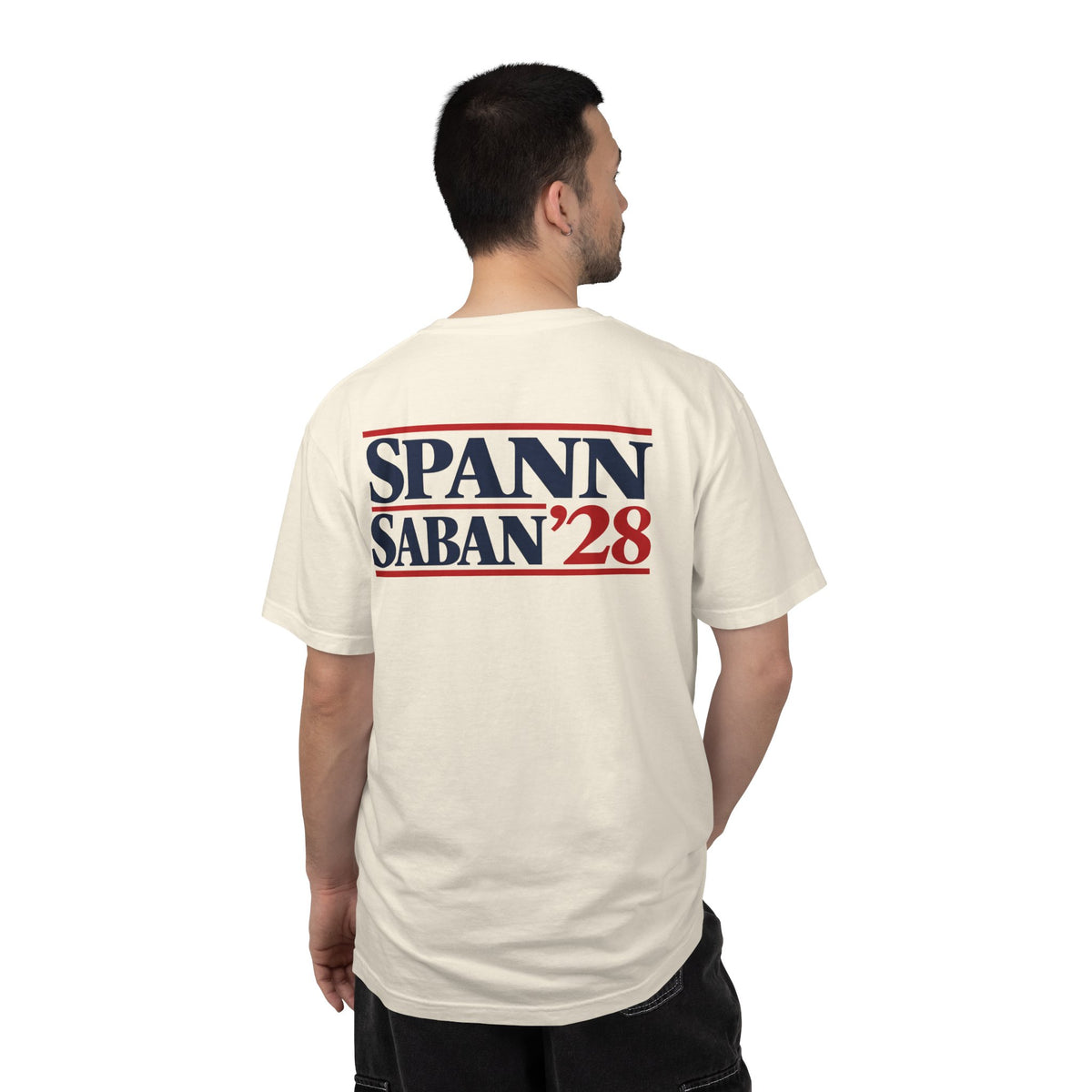Spann and Saban 2028 Campaign Graphic T-Shirt