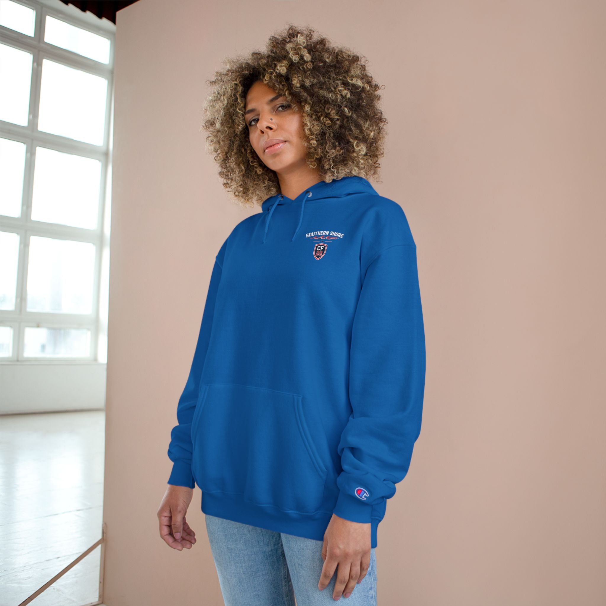 Champion Hoodie – 'FINE 22' Athletic Team Pullover