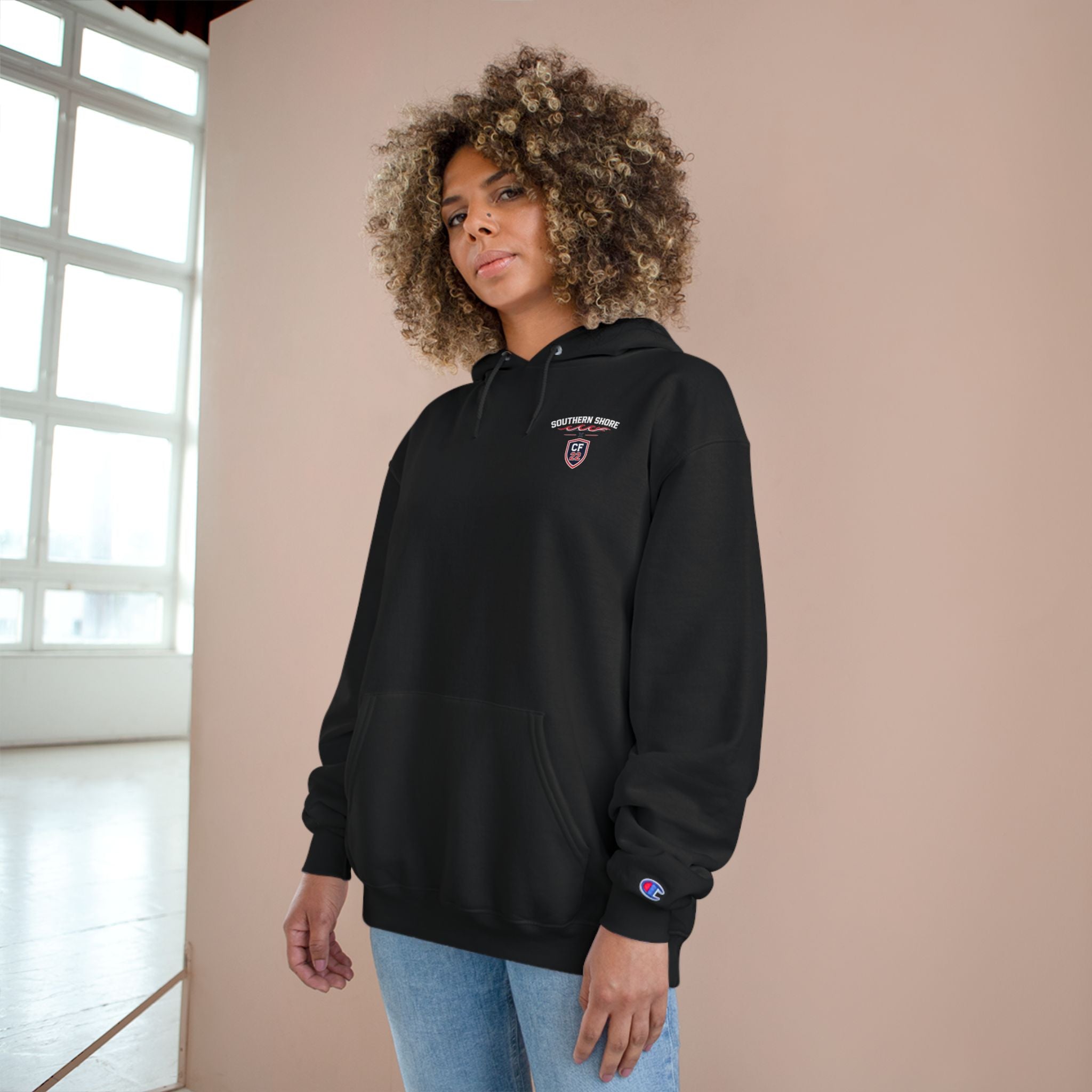 Champion Hoodie – 'FINE 22' Athletic Team Pullover