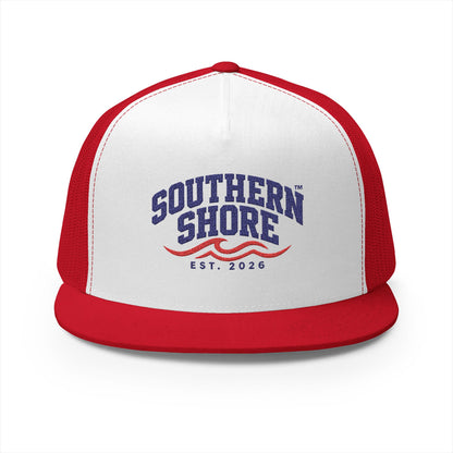 Southern Shore Trucker Hat – Est. 2026 Nautical Embroidered Cap