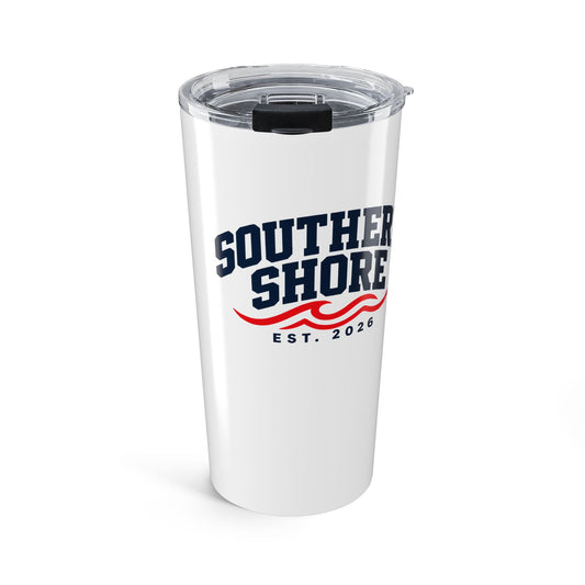 Southern Shore 20oz Tumbler – Insulated Travel Cup, EST. 2020 Coastal Design
